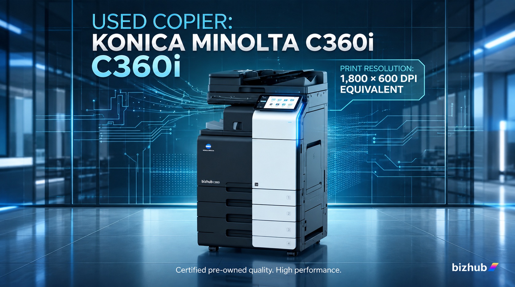 Second hand printer Konica Minolta C360i