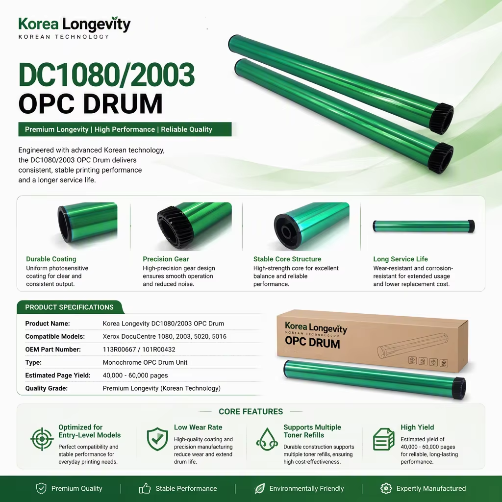 Xerox Korea Longevity DC10802003 OPC Drum Xerox Korea Longevity DC10802003 OPC Drum