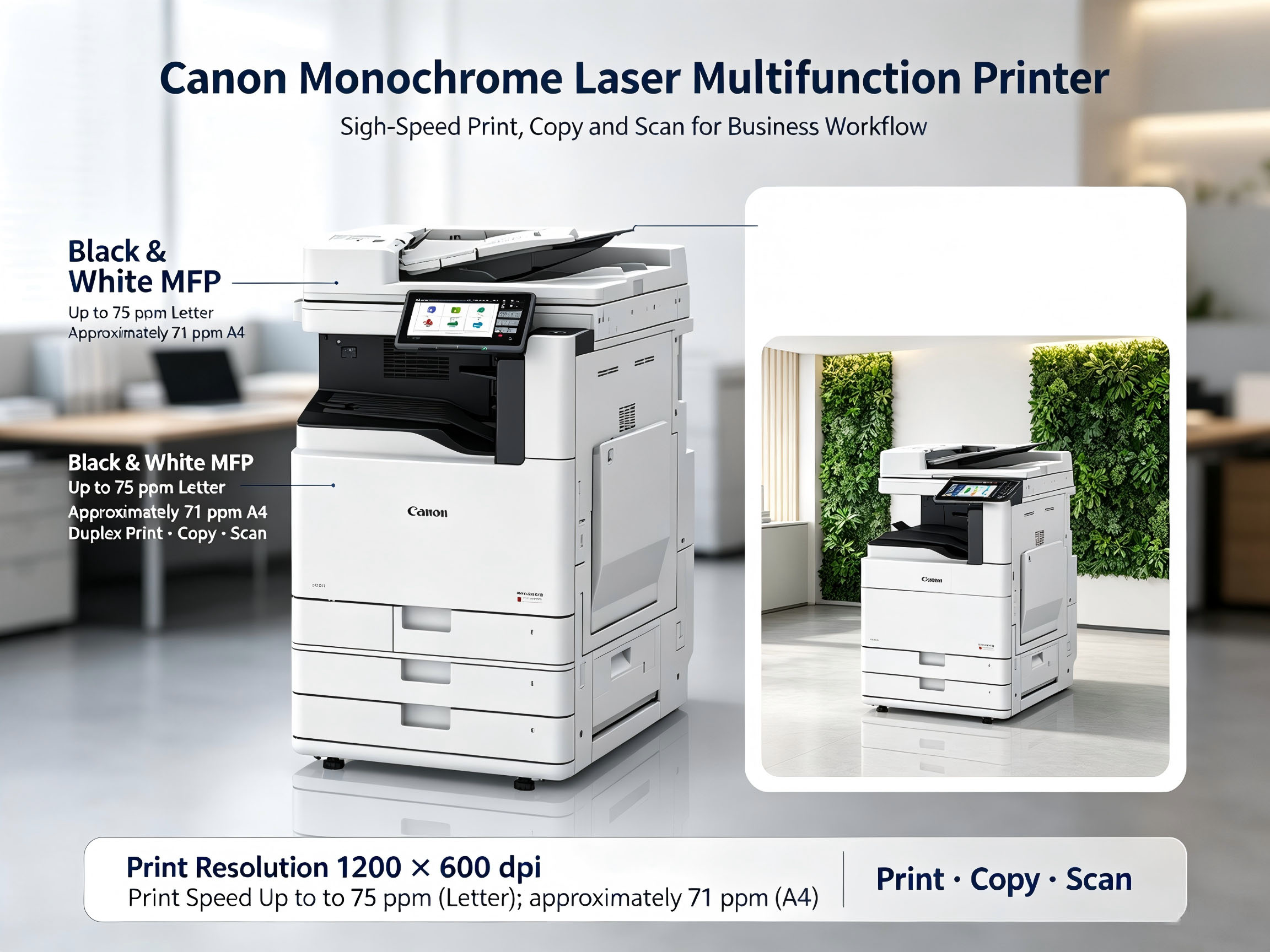 Refurbished printer Canon iR 525/ 615-715 Refurbished printer Canon iR 525/ 615-715