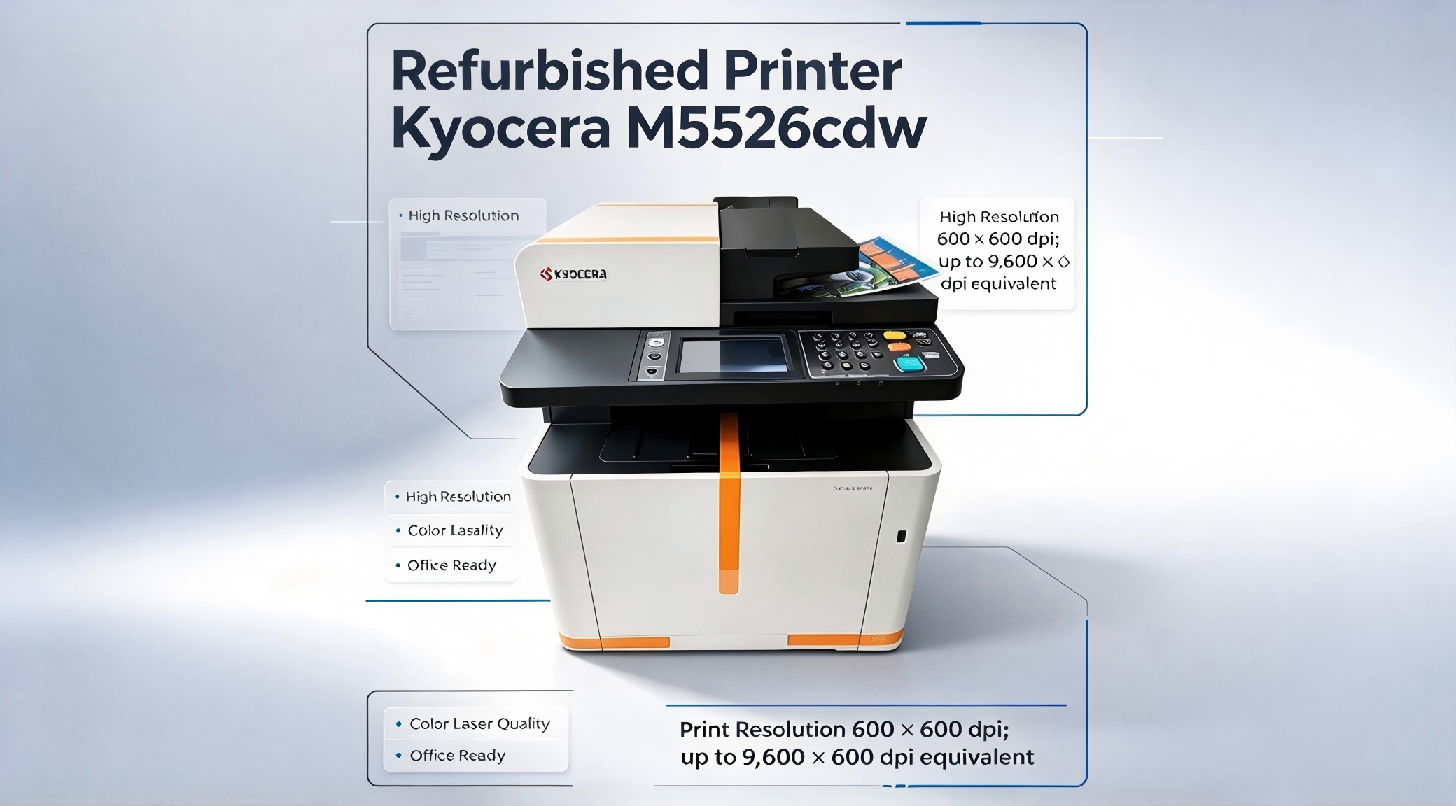 Refurbished Printer Kyocera M5526cdw