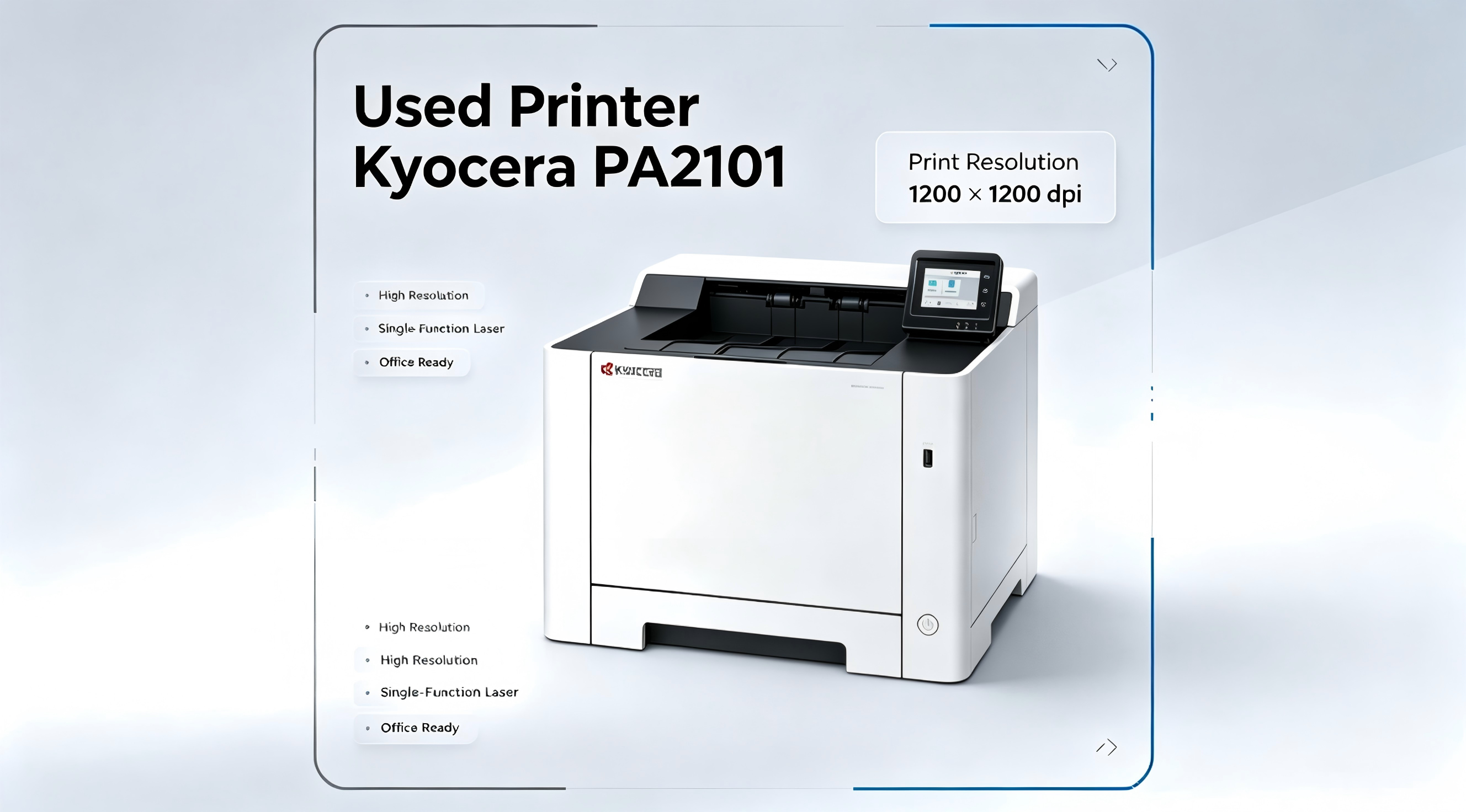 Used Printer Printer Kyocera PA2101