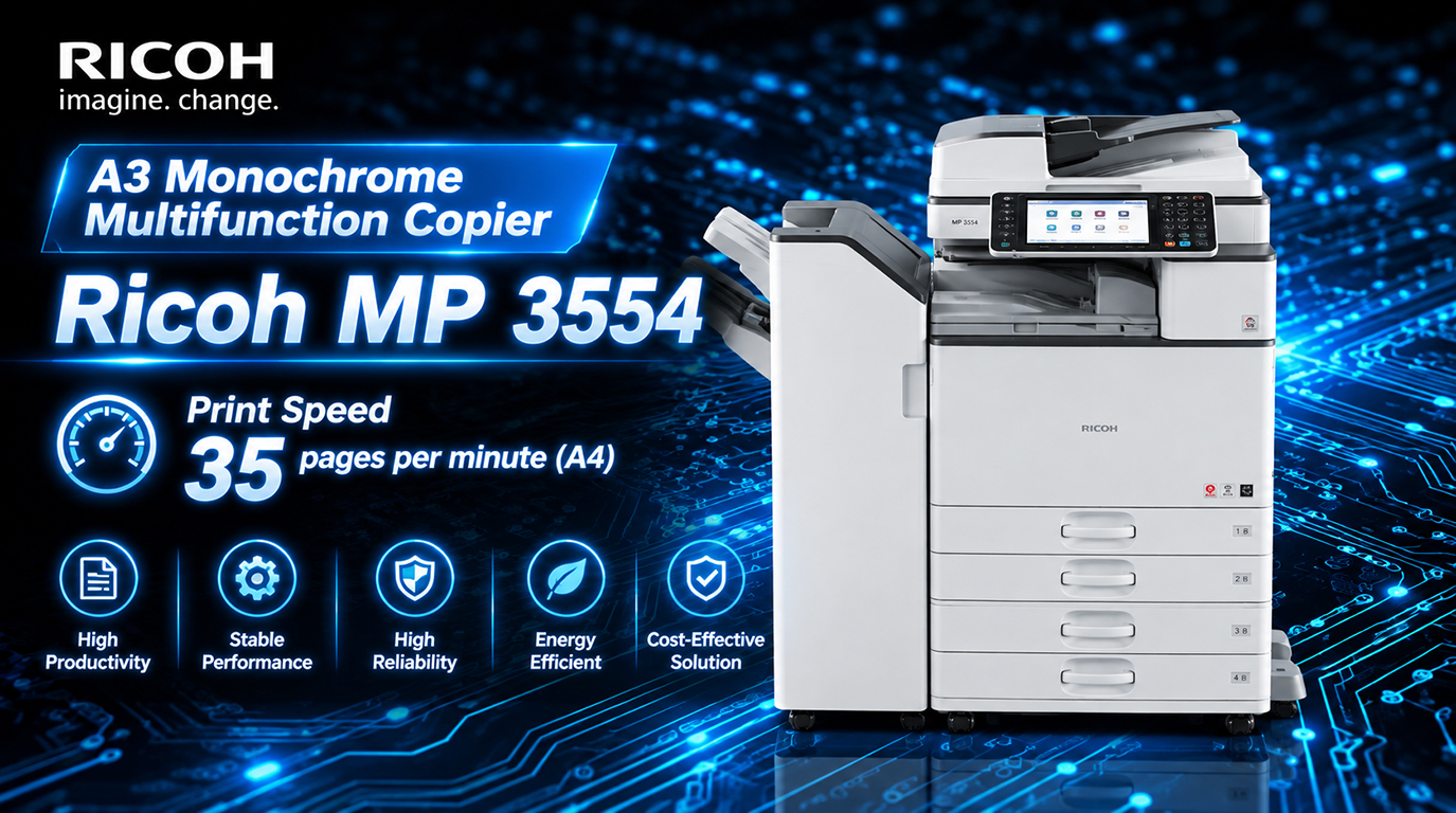 Used Printer Ricoh mp3554